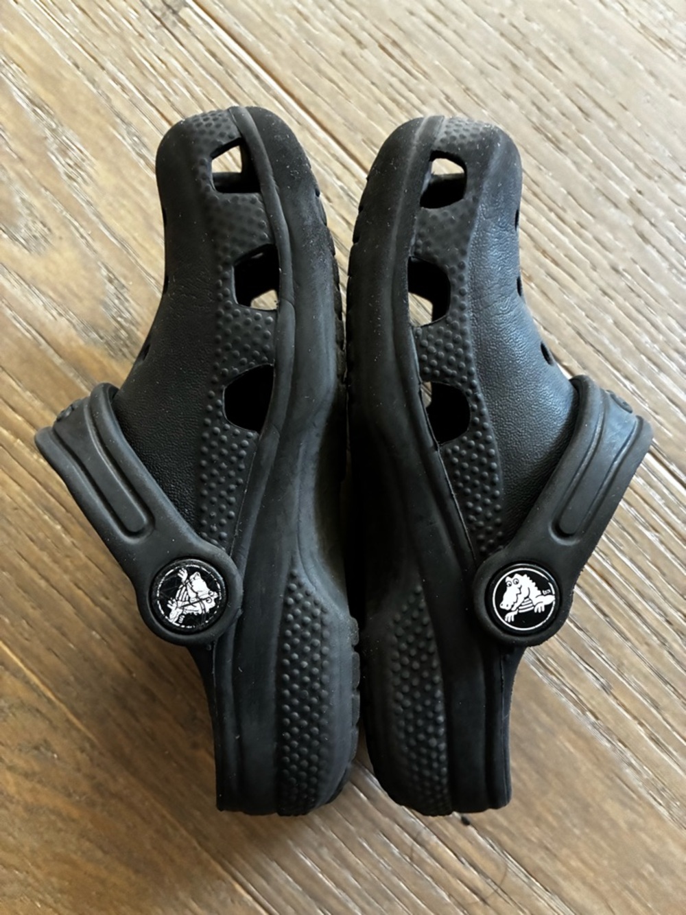 CROCS Kids Classic Clog - Black Size 9 Toddler - Picture 3 of 7